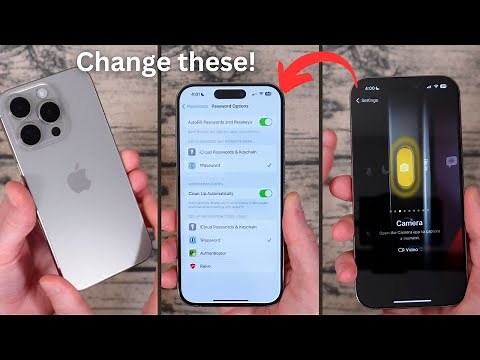 iPhone 15 - Change These Settings NOW // Hidden Features + Tips and Tricks for iPhone 15 Pro