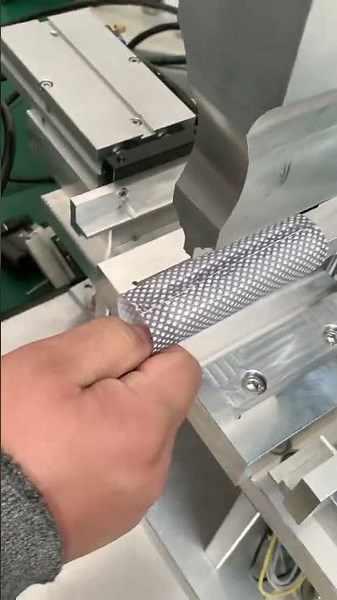 Ultrasonic welding and seam machine for Cordless Vacuum Filters Filter cotton #machine #ultrasonic