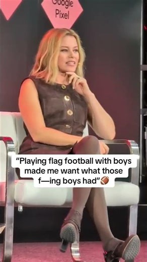 Elizabeth Banks on her competitiveness and playing flag football with boys 💬