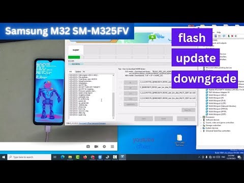 Samsung M32 SM-M325FV Update or Downgrade flash With odin