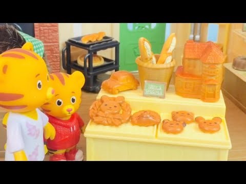 Fun Toys Playing Compilation! Daniel Tiger Dollhouse Bakery and RC Car Ride!