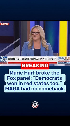 BREAKING: Marie Harf broke the Fox News panel: "Democrats won in red states too." MAGA had no comeback. | Really American