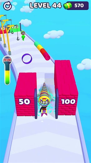 🔥 Layer Man Run Lvl.44 - From 1 Layer To 999 Layers! #shorts #layermanrun #games #gaming