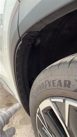 Installed additional rear wheel arch liners for Geely Monjaro #geely #monjaro #auto