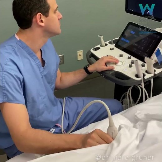 Ultrasound Guided Hip Joint Tysons Corner, VA | Dr. Marc Gruner