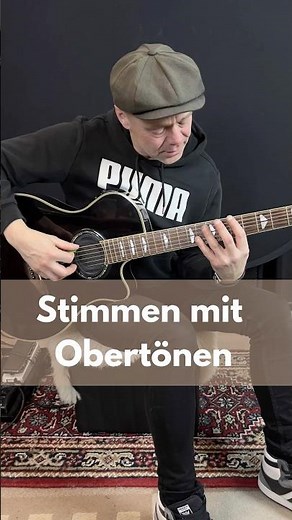 Tuning a guitar with overtones 👂🏼 #learnguitarforbeginners #guitartuning