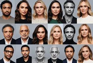 Celebrities - support for Palestinians or Israelis