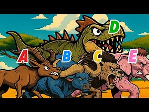 ABC Safari Animal Sounds Song | Nursery Rhyme | colorful learning song for kids | Giggles and Toons