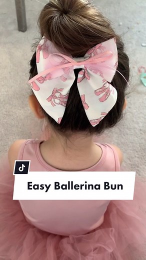 Easy Ballerina Bun Tutorial for Kids
