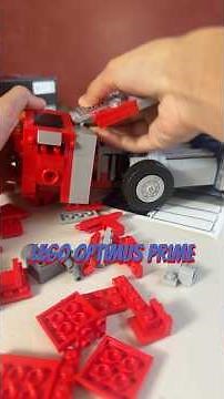 Lego Optimus Prime Transformer Build 🤖 #optimusprime #legosets