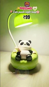 Kids Are Loving This Cute Panda LED Lamp! 💡🐼 | Study Night Lamp | Amazon Finds 2025 #amazonfinds