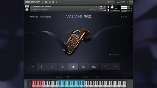NI Valves Pro v1.0.1 铜管独奏合奏音源（28.6GB）