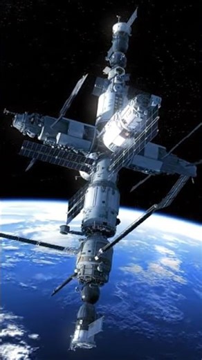 Stunning 3D Space Station Orbiting Earth | Cinematic Sci-Fi Animation