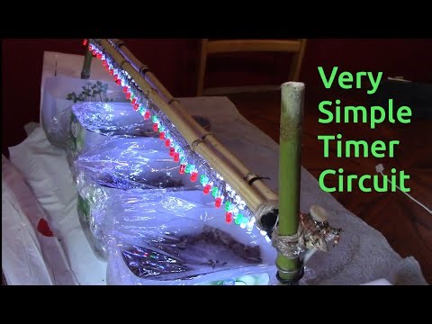 Very simple grow lights timer circuit