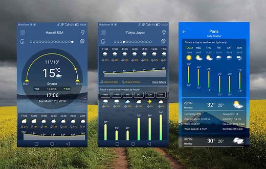 Las 5 mejores webs y 5 apps para ver el tiempo a 14 días