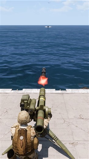 simulating how tow works at medium ranges #simulation #dcs #arma #army #military#video #war #shorts