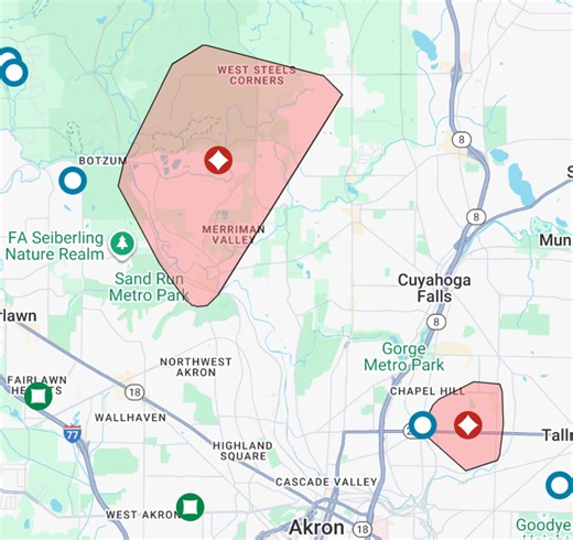 Most power restored in Greater Akron after widespread outages Monday