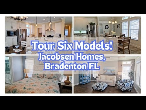 Tour all SIX Model Homes! Jacobsen Homes in Bradenton, FL!