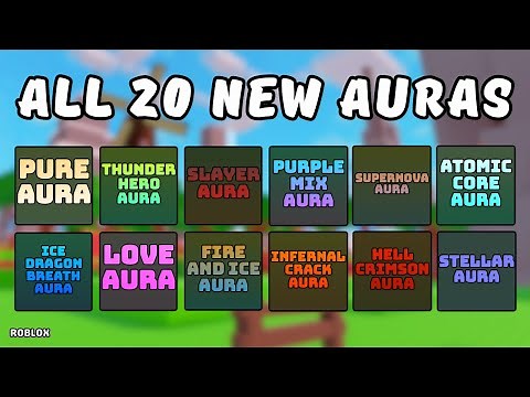 How To Get All 20 New Auras in Find The Auras (360) | Roblox