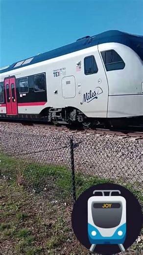 this is the texrail going westbound to ft worth