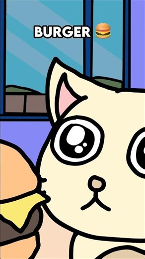 Kitty You Can Has Cheeseburger 😊 (Animation Meme) #shorts