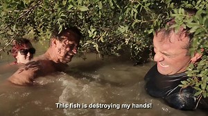 Check out the teaser for the episode Merciless Beast in Paris. Cyril Chauquet is not afraid to get his hands wet (or in the mouth of a monster). | Chasing Monsters with Cyril Chauquet