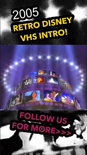 Short-lived RETRO Disney feature pres intro from the final days of their VHS releases in 2005!
