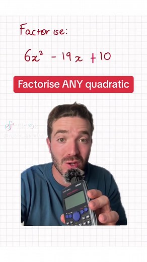How to Factorise a Quadratic Trinomial Easily