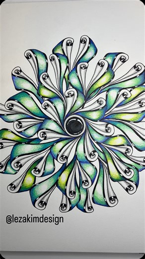 12K views · 439 reactions | I love doodling Zentangle art ideas...