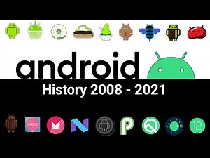 Evolution Of Android OS 1 TO 12 | Android History 2008 - 2021 | #Android13 #MobileTechTube