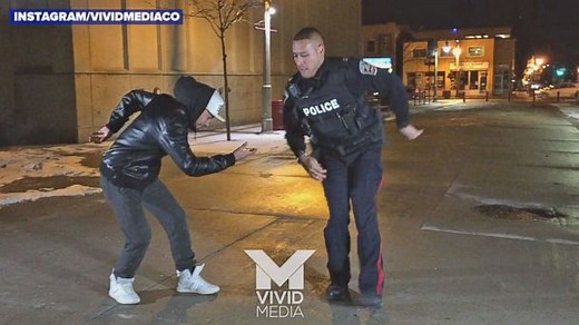 Cop Has Dance-Off With College Student