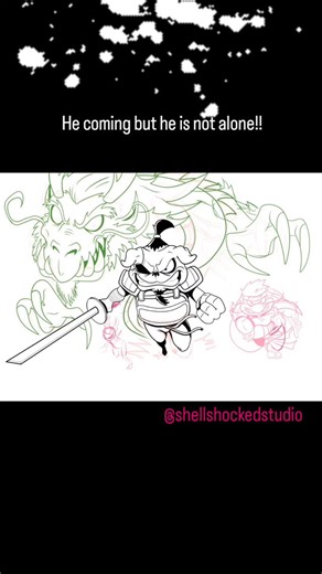 Sketching out some Ba$tard Samurai Pug. What started out as a joke is slowly turning into an epic tale. An yes that is a turtle   藍   more soon #bastardsamuaripug #SamuraiPug #tmnt #ninjaturtles #samuraiturtles #indycomics #ComicArt | Shell Shocked Studio | Facebook