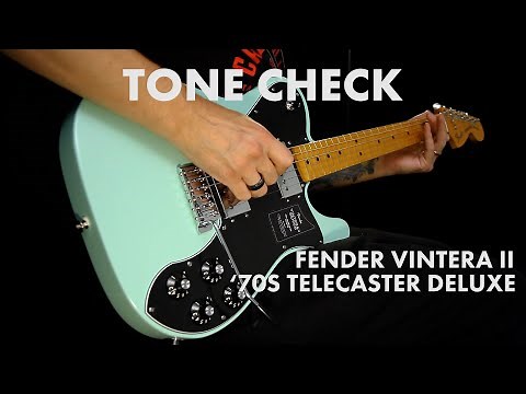 TONE CHECK: Fender Vintera II 70s Telecaster Deluxe Guitar Demo | Cream City Music