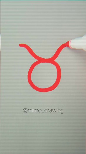 ♉♥️ #mimo_drawing #art #drawing #tutorial #foryou #fypシ