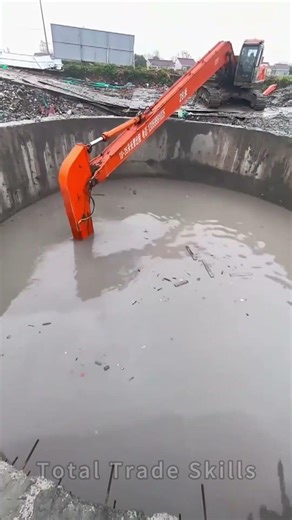 Long Reach Excavator Operational Process | #LongReachExcavator #Dredging #HighReach