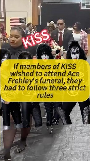 Ace frehley’ s funeral #celebrity #acefrehley #kissband #funeral #kiss