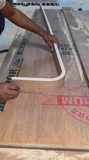 How to Bend Plywood Like a Pro | Woodworking Hack #Shorts #woodworking #shortvideo