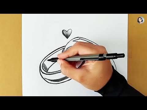 How to Draw Wedding Set Rings | Couple Rings Drawing Tutorial | Easy Step by Step Pencil Drawing