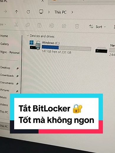 Hướng dẫn tắt BitLocker đơn giản và hiệu quả