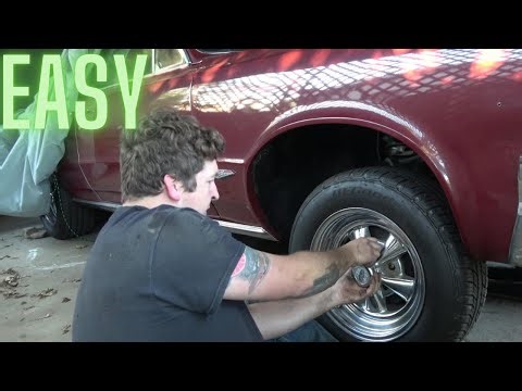 Easy way to install uni lug wheels