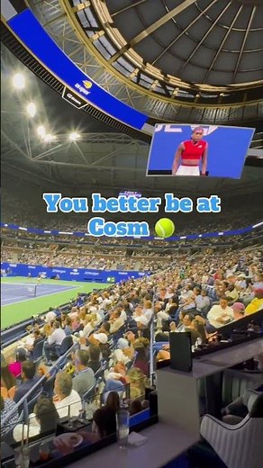 Walking Into The Dome at Cosm LA During Coco Gauff’s US Open Match 🎾