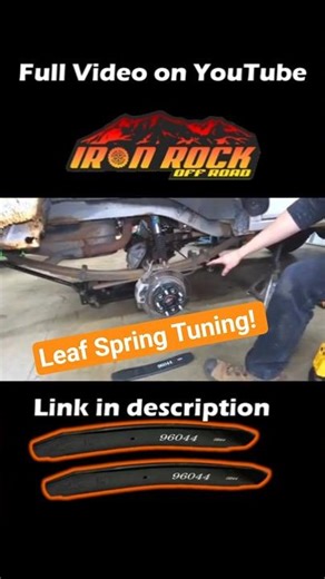 #XJ Overload/Anti-Wrap Leaf #offroad #jeep