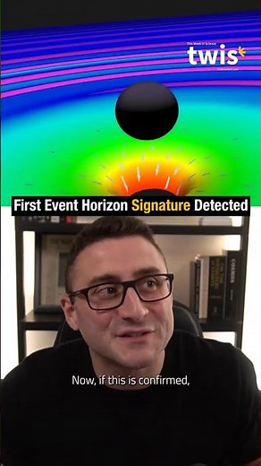 Scientists May Have Detected The First Signature of a Black Hole's Event Horizon #science #blackhole