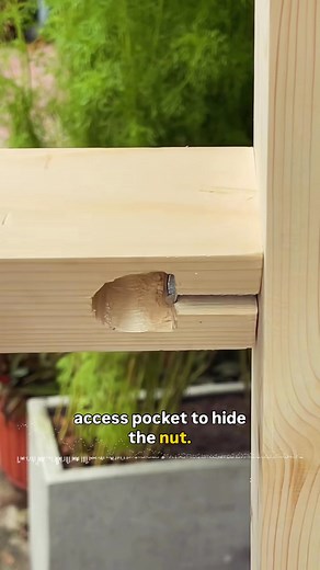 The Technique: Hidden Bolted Butt Joint #woodworking #crafting #woodworkingtips #Design #creativedesign | Wooden Art | Facebook