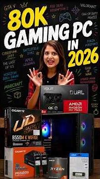 Best ₹80K Gaming PC Build 2026 | Ryzen 5 5600X + ASUS RX 7600