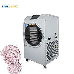 [Hot Item] 25-35 Lbs. 10 Trays 1.2m2 Small Freeze Dryer Machine for Milk Candy Sugar and Jelly Bean