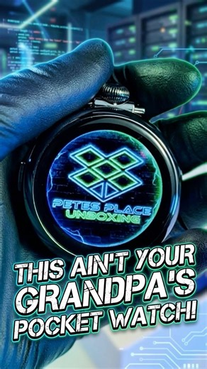 This ain’t your grandpa‘s pocket watch! ￼#htc #techunboxing #gadgets