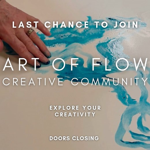 1K views | Join us in the Creative Community! Doors closing in a few hours (17th April 10pm AEST) Explore techniques to unlock your flow state, express yourself with energy & emotion, and live a more creative life. Try it for a month and see where your art journey takes you!  https://www.artofflow.art/signup25 or link in bio! | Art of Flow | Facebook