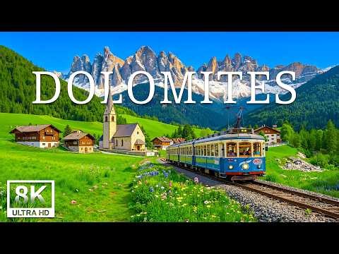 Dolomites 8K | Italy’s Most Spectacular Mountains – Golden Peaks, Alpine Valleys & Endless Views
