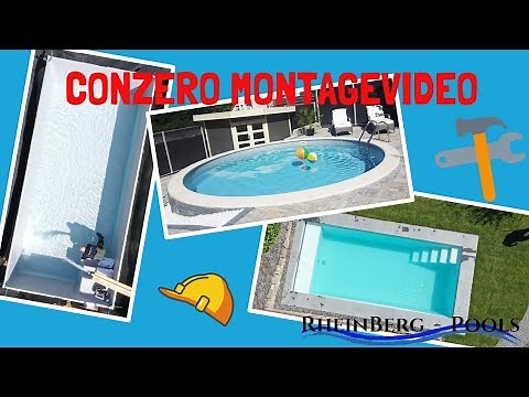 conZero Poolaufbau | Komplettes Aufbauvideo | Poolbau | Aufbau | Poolmontage